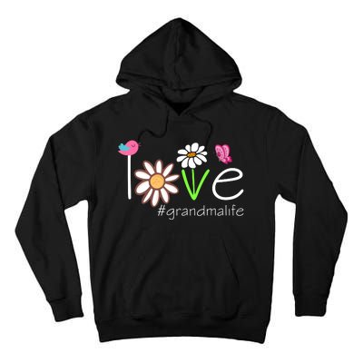 Love Grandma Life Cute Matching Family Tall Hoodie