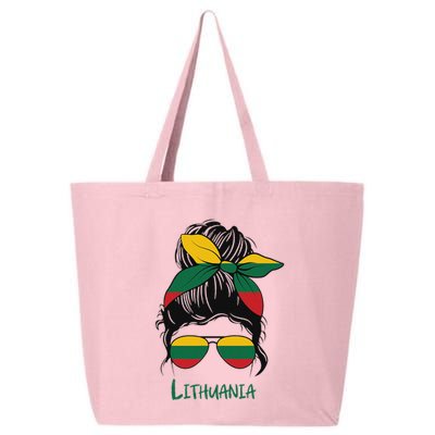 Lithuania Girl Lithuanian Girl Lietuvis Woman Flag 25L Jumbo Tote