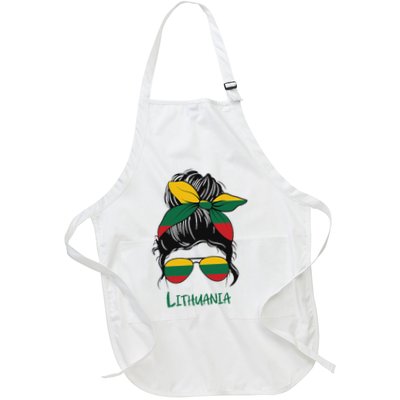 Lithuania Girl Lithuanian Girl Lietuvis Woman Flag Apron