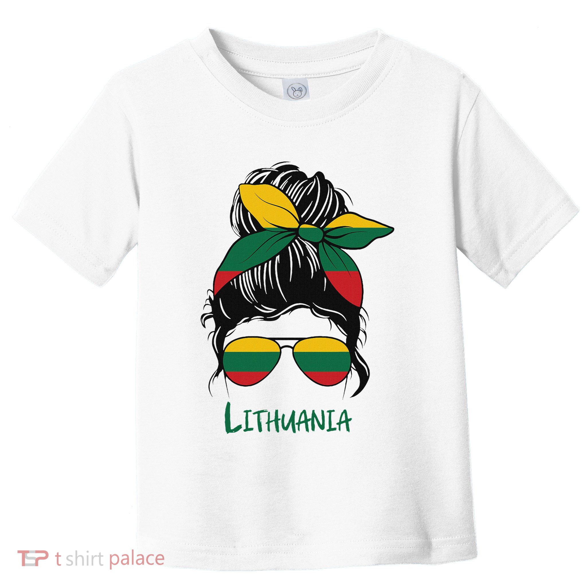 Lithuania Girl Lithuanian Girl Lietuvis Woman Flag Toddler T-Shirt