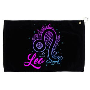 Leo Gift Grommeted Golf Towel