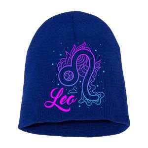 Leo Gift Short Acrylic Beanie