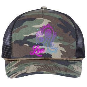 Leo Gift Retro Rope Trucker Hat Cap