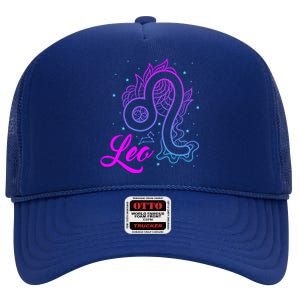 Leo Gift High Crown Mesh Back Trucker Hat