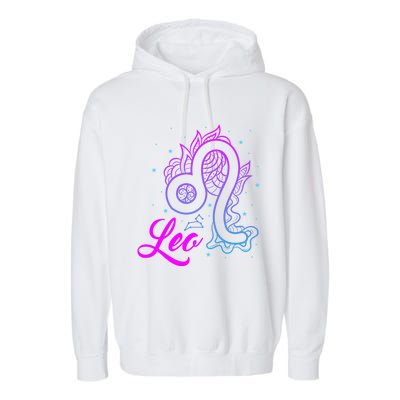 Leo Gift Garment-Dyed Fleece Hoodie