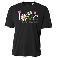 Love Grandmom Life Cute Matching Family Cooling Performance Crew T-Shirt