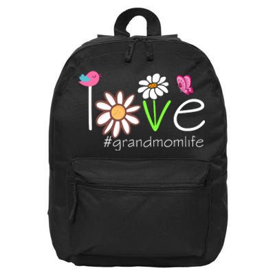 Love Grandmom Life Cute Matching Family 16 in Basic Backpack