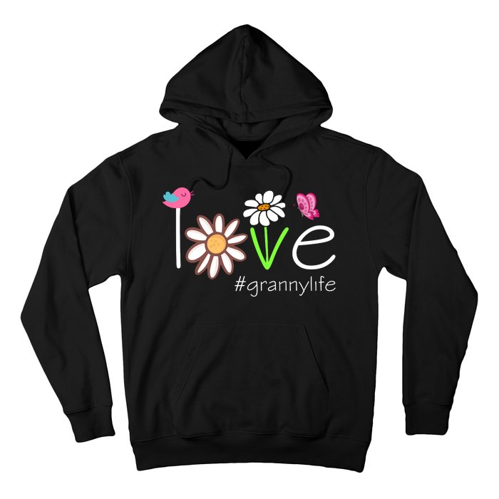 Love Granny Life Cute Matching Family Hoodie