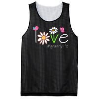 Love Granny Life Cute Matching Family Mesh Reversible Basketball Jersey Tank