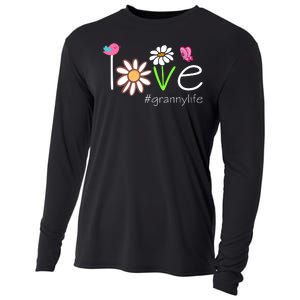 Love Granny Life Cute Matching Family Cooling Performance Long Sleeve Crew