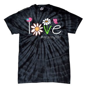 Love Granny Life Cute Matching Family Tie-Dye T-Shirt