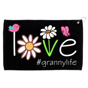 Love Granny Life Cute Matching Family Grommeted Golf Towel