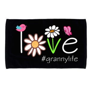 Love Granny Life Cute Matching Family Microfiber Hand Towel