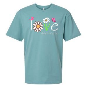 Love Granny Life Cute Matching Family Sueded Cloud Jersey T-Shirt