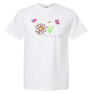 Love Granny Life Cute Matching Family Garment-Dyed Heavyweight T-Shirt