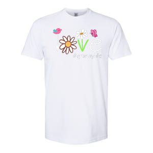 Love Granny Life Cute Matching Family Softstyle CVC T-Shirt