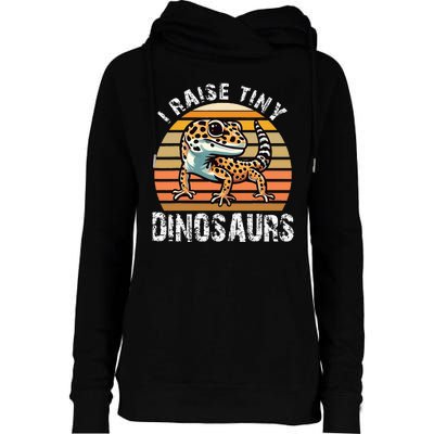 Leopard Gecko Womens Funnel Neck Pullover Hood