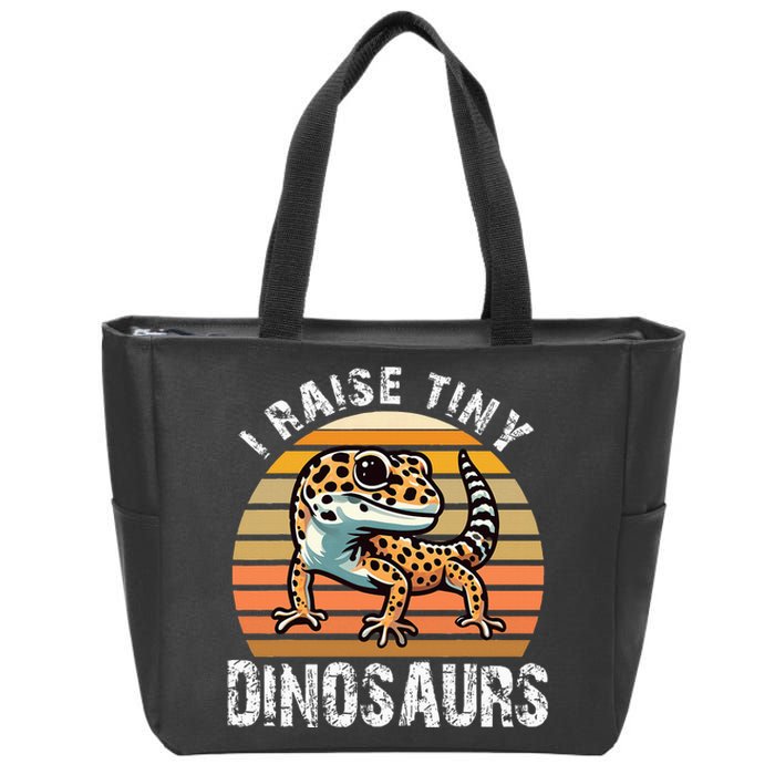 Leopard Gecko Zip Tote Bag