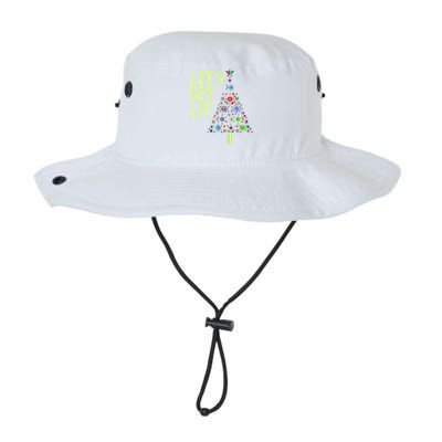 Let's Get Ligift Christmas Tree Lights Xmas Pajama Cute Gift Legacy Cool Fit Booney Bucket Hat