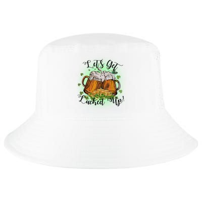 Let's Get Lucked Up Cheer Beer Drinking Team Saint Patrick's Day Cool Comfort Performance Bucket Hat