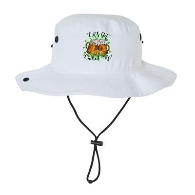 Let's Get Lucked Up Cheer Beer Drinking Team Saint Patrick's Day Legacy Cool Fit Booney Bucket Hat