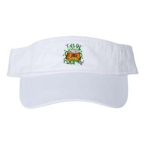 Let's Get Lucked Up Cheer Beer Drinking Team Saint Patrick's Day Valucap Bio-Washed Visor