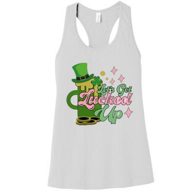 Let's Get Lucked Up St Patrick's Women's Racerback Tank