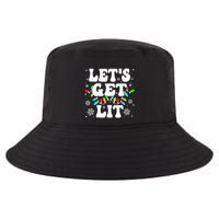 LetS Get Lit Funny Christmas Lights Xmas Pajamas Holiday Cool Comfort Performance Bucket Hat
