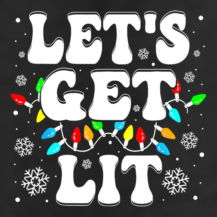 LetS Get Lit Funny Christmas Lights Xmas Pajamas Holiday Cool Comfort Performance Bucket Hat