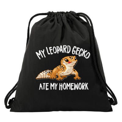 Leopard Gecko Drawstring Bag