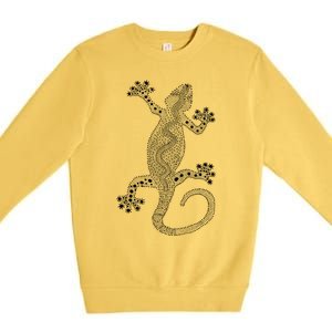 Lizard Gift Lizard Lover Gift Premium Crewneck Sweatshirt