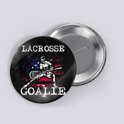 Lacrosse Goalie Lax Goalkeeper Button