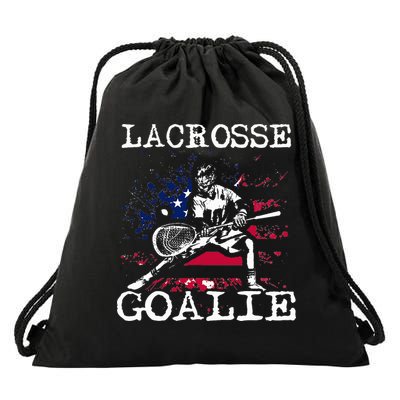 Lacrosse Goalie Lax Goalkeeper Drawstring Bag