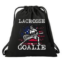 Lacrosse Goalie Lax Goalkeeper Drawstring Bag