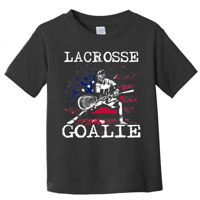 Lacrosse Goalie Lax Goalkeeper Toddler T-Shirt