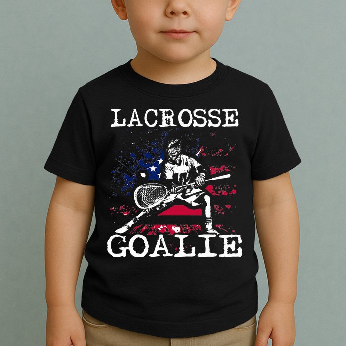 Lacrosse Goalie Lax Goalkeeper Toddler T-Shirt
