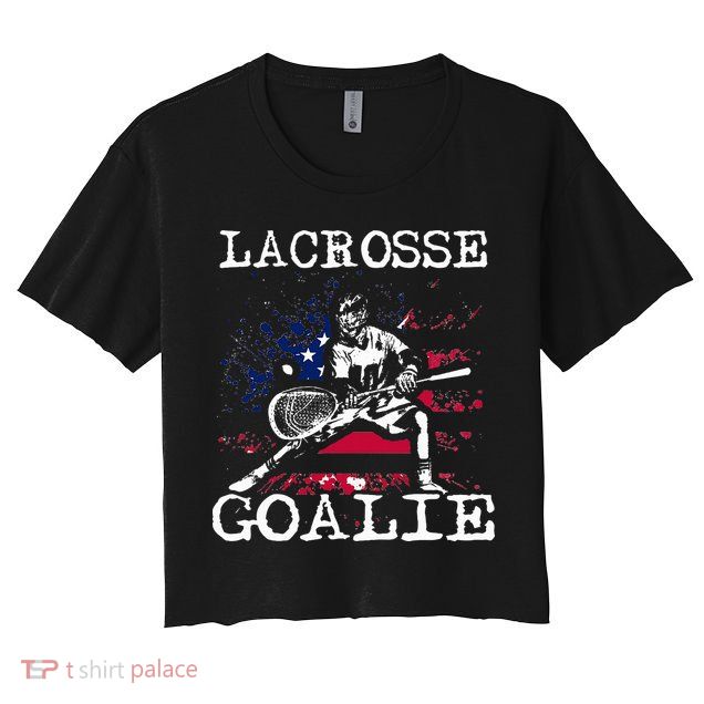 Lacrosse Goalie Lax Goalkeeper Crop Top