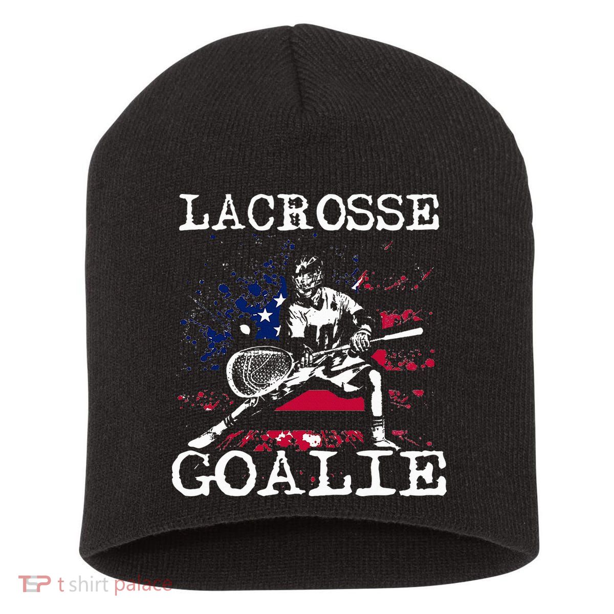 Lacrosse Goalie Lax Goalkeeper Short Acrylic Beanie