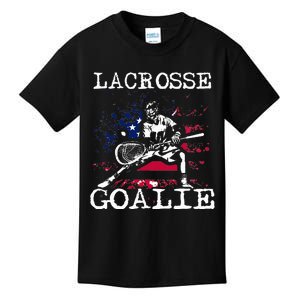 Lacrosse Goalie Lax Goalkeeper Kids T-Shirt