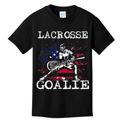 Lacrosse Goalie Lax Goalkeeper Kids T-Shirt