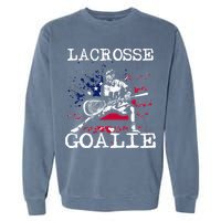 Lacrosse Goalie Lax Goalkeeper Garment-Dyed Sweatshirt