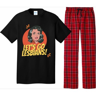 Lets Go Lesbians! Retro Lesbian Subtle Pajama Set