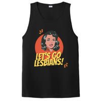 Lets Go Lesbians! Retro Lesbian Subtle PosiCharge Competitor Tank