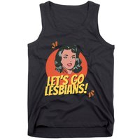 Lets Go Lesbians! Retro Lesbian Subtle Tank Top