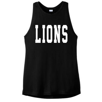 Lions Gift Ladies PosiCharge Tri-Blend Wicking Tank