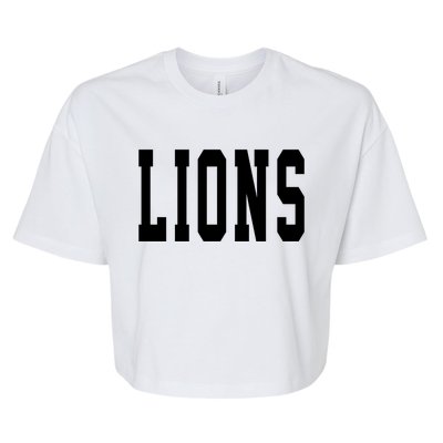 Lions Gift Bella+Canvas Jersey Crop Tee