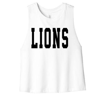 Lions Gift Women's Racerback Cropped Tank