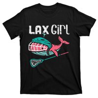 Lax Girl Lacrosse Whale Cute Sport Player Goalie T-Shirt