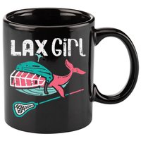 Lax Girl Lacrosse Whale Cute Sport Player Goalie 11oz C Handle Ceramic Mug