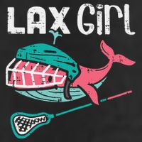 Lax Girl Lacrosse Whale Cute Sport Player Goalie 11oz C Handle Ceramic Mug